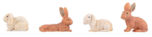 Pola House Rabbits (4) Figure Set PO331551 G Gauge