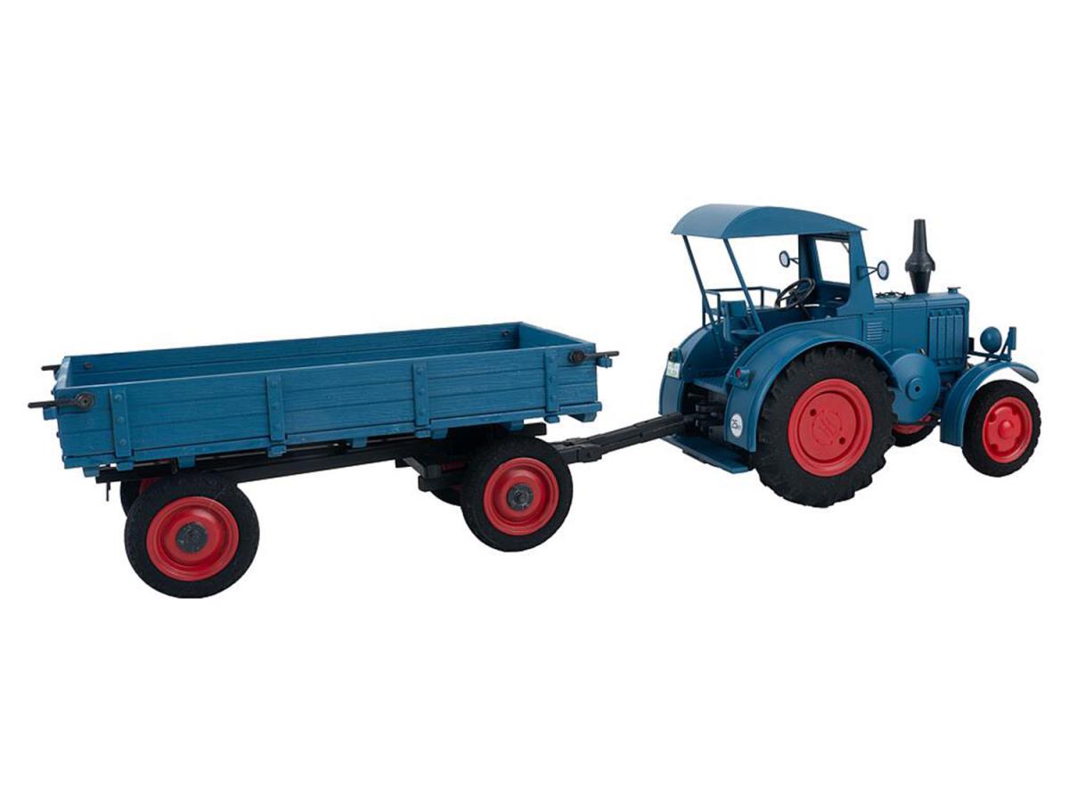 Pola Lanz Bulldog Tractor with Trailer Kit PO331620 G Gauge