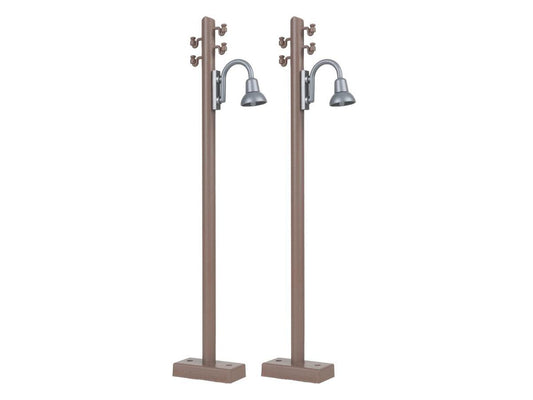 Pola 333232 Wooden Pole with Arc Light (2) Kit G Gauge