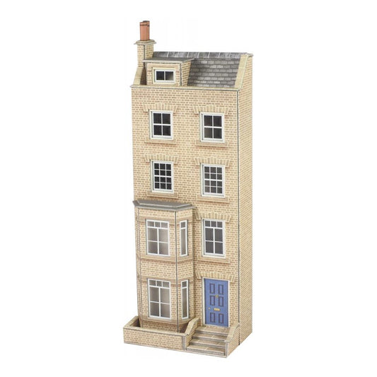 Metcalfe PO373 Low Relief Town House Georgian-Style Building OO Gauge Kit