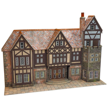 Metcalfe PO375 Hotel Wednesday Tudor Style Building OO Gauge Card Kit