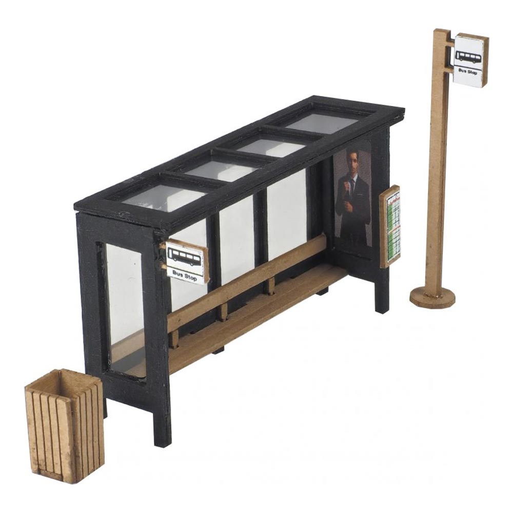 Metcalfe PO525 Bus Shelter HO/OO Gauge Kit