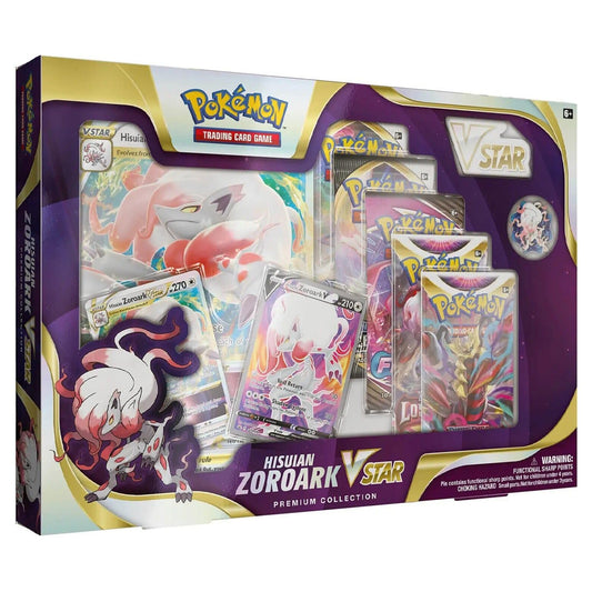 Pokemon TCG: Hisuian Zoroark VSTAR Premium Collection