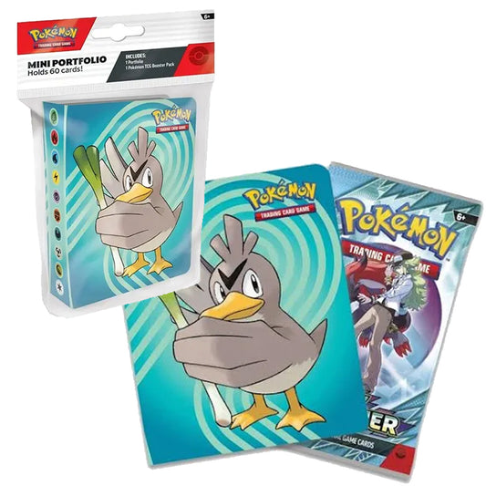 Pokemon TCG: Mini Portfolio 2025 w/Journey Together Booster Pack