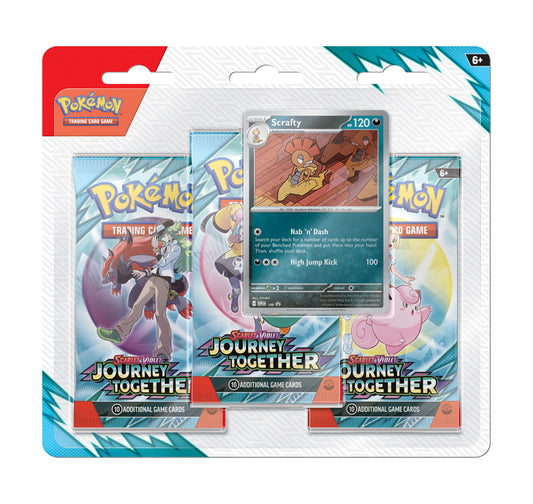 Pokemon TCG: Scarlet & Violet 9 - Journey Together 3-Pack Blister