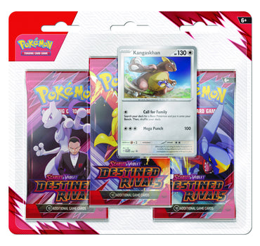 Pokemon TCG: Scarlet & Violet 10 - Destined Rivals - 3-Pack Blister