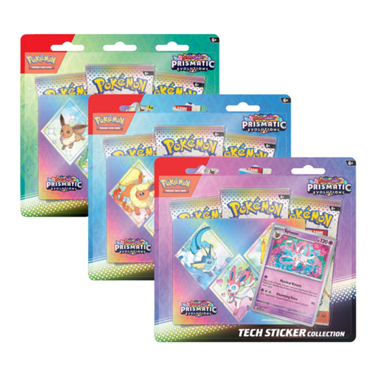 Pokemon TCG: Scarlet & Violet 8.5: Prismatic Evolutions Tech Sticker Collection