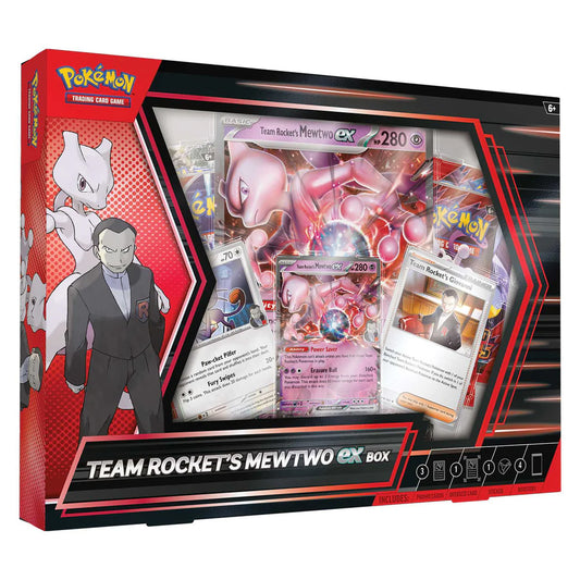 Pokemon TCG: Team Rocket's Mewtwo ex Box