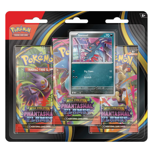 Pokemon TCG: Mega Evolution - Phantasmal Flames 3-Pack
