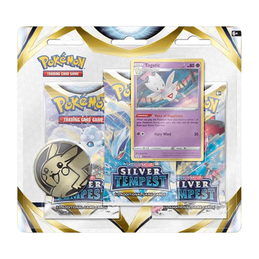 Pokemon TCG: Sword & Shield 12 Silver Tempest 3-Pack Booster Display - Togetic