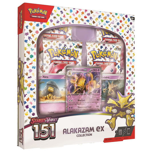 Pokemon TCG: Scarlet & Violet 151: Alakazam EX Collection Box