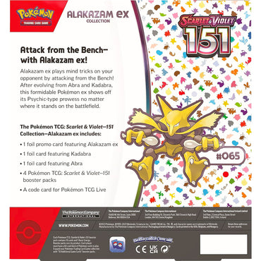 Pokemon TCG: Scarlet & Violet 151: Alakazam EX Collection Box