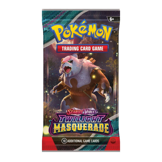 Pokemon TCG: Scarlet & Violet 6 - Twilight Masquerade - Single Booster Pack