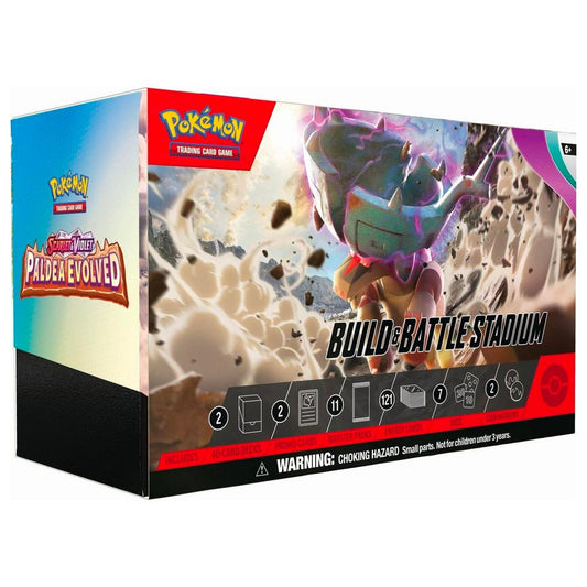 Pokemon TCG: Scarlet & Violet 2: Paldea Evolved - Build and Battle Stadium Box