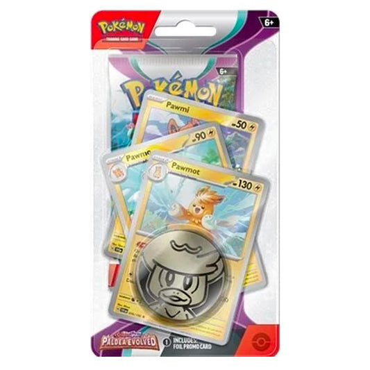 Pokemon TCG: Scarlet & Violet 2: Paldea Evolved - Pawmot Premium Checklane