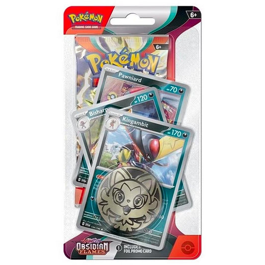 Pokemon TCG: Scarlet & Violet 3: Obsidian Flames - Kingambit Premium Checklane