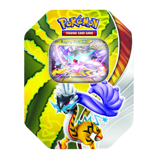 Pokemon TCG: Paradox Destinies Tin - Raging Bolt EX