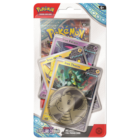 Pokemon TCG: Scarlet & Violet Stellar Crown - Iron Thorns Premium Checklane