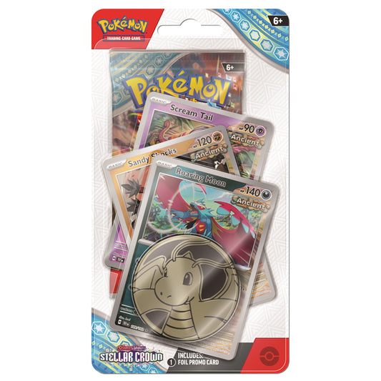 Pokemon TCG: Scarlet & Violet Stellar Crown - Roaring Moon Premium Checklane