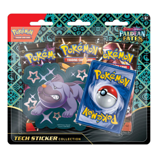 Pokemon TCG: Scarlet & Violet 4.5 Paldean Fates Tech Sticker Collection Greavard