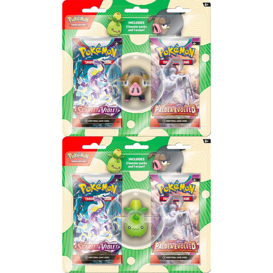 Pokemon TCG: Back to School Eraser Blister - Smoliv or Lechonk