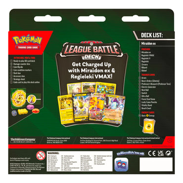 Pokemon TCG: Scarlet & Violet Paradox Rift: Miraidon ex League Battle Deck