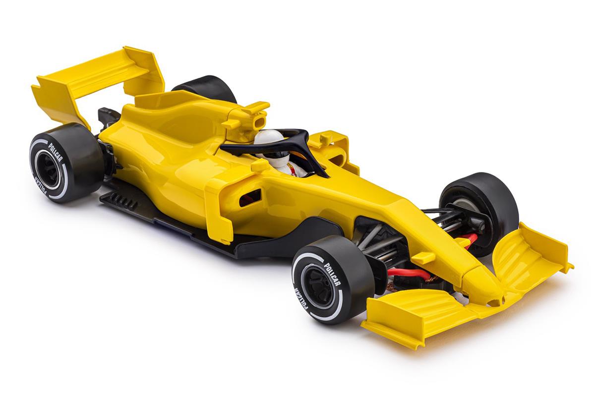 Policar CAR07-YELLOW Monoposto Generic Single Seat Racing Car Yellow 1:32