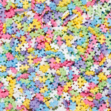 Plus-Plus Pastel Colour Mix 600pcs Age 5+ Open-Play Pack Building Block Toy 3312