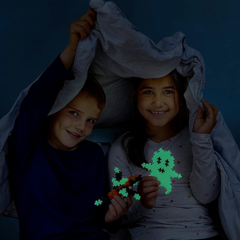 Plus-Plus Glow in the Dark Mix 600pcs Age 5+ Open-Play Pack Building Blocks 3974