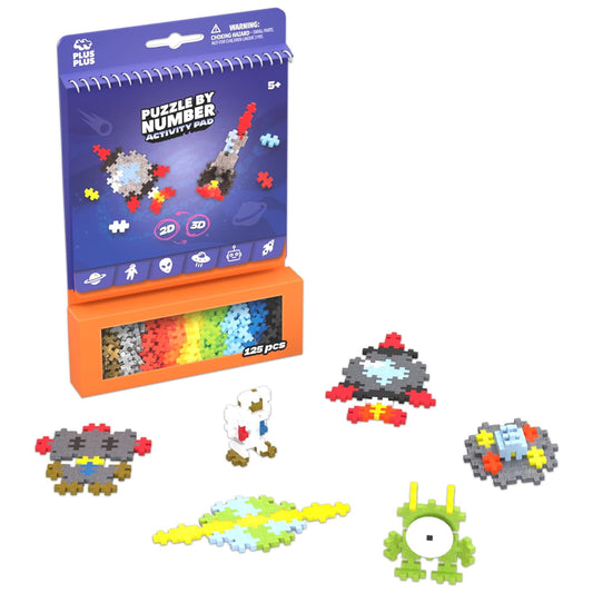 Plus-Plus Activity Pad: Space Age 5+ 125pcs