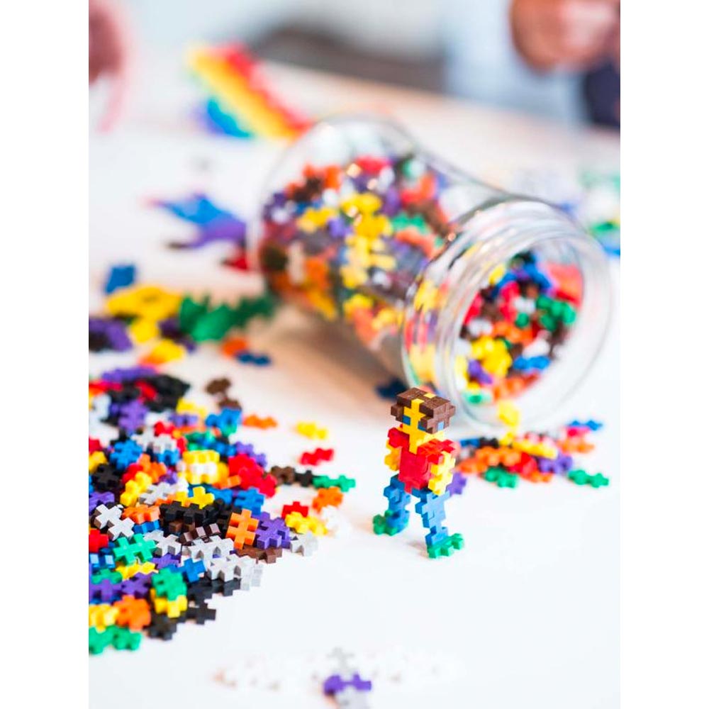 Plus-Plus Tube - Basic Colour Mix 100pcs Age 5+ Building Block Puzzle Toy 4023