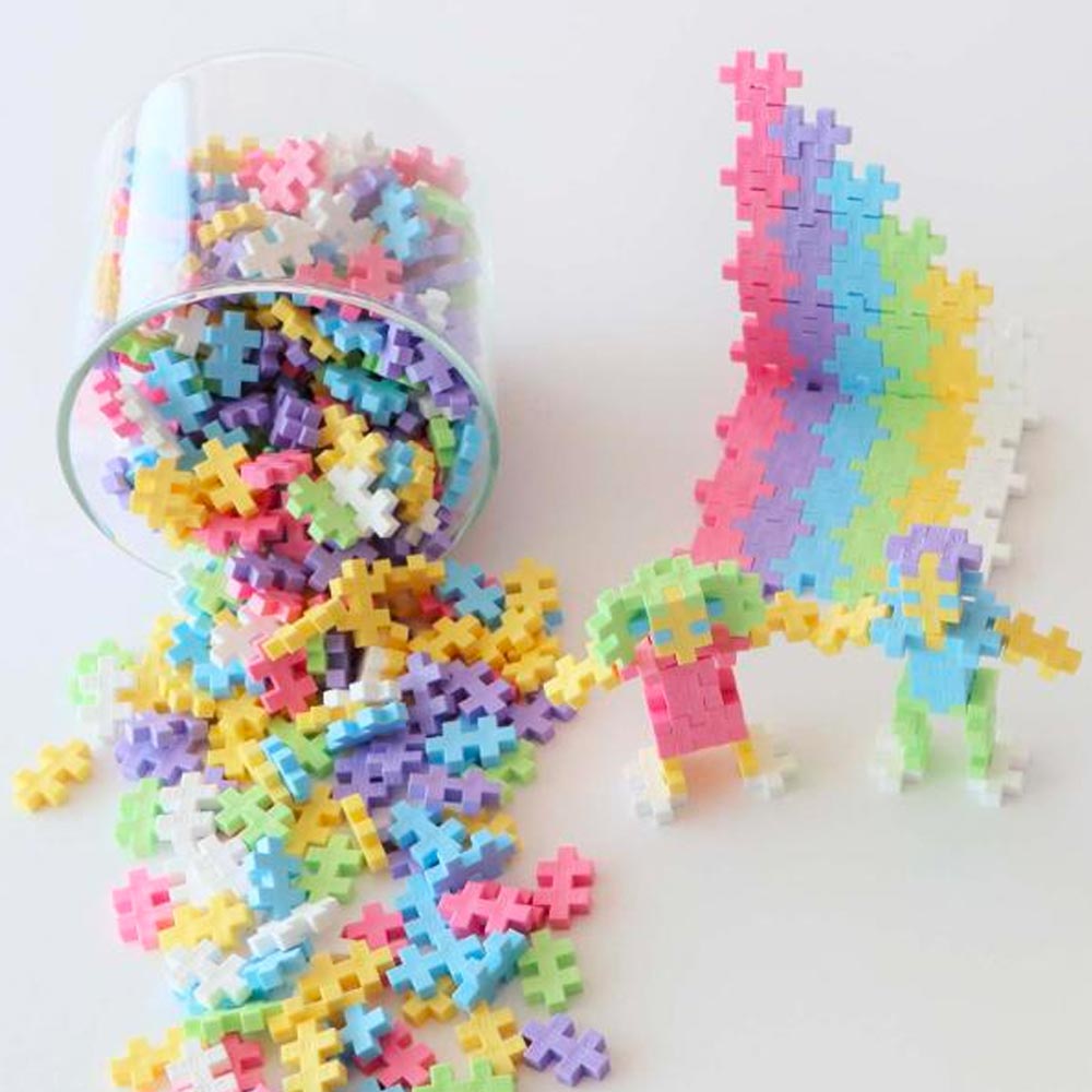 Plus-Plus Tube - Pastel Colour Mix 100pcs Age 5+ Building Block Puzzle Toy 4025