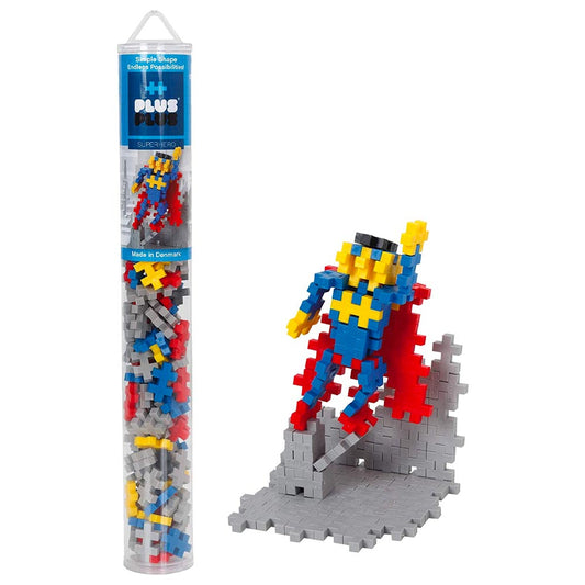 Plus-Plus Tube - Superhero 100pcs Age 5+ Building Block Puzzle Toy 4106