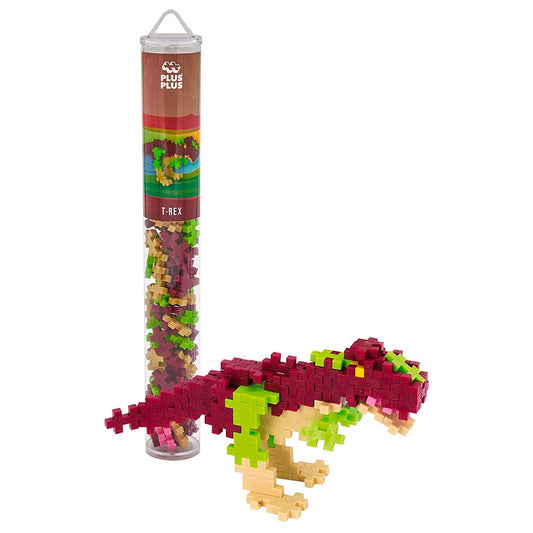 Plus-Plus Tube - Tyrannosaurus Rex 100pcs Age 5+ Building Block Puzzle Toy 4200