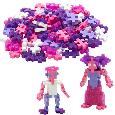Plus-Plus Tube - Glitter Colour Mix 240pcs Age 5+ Building Block Puzzle Toy 4243
