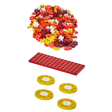 Plus-Plus Color Cars - Fire 200pcs Age 5+ Building Block Puzzle Toy 4257