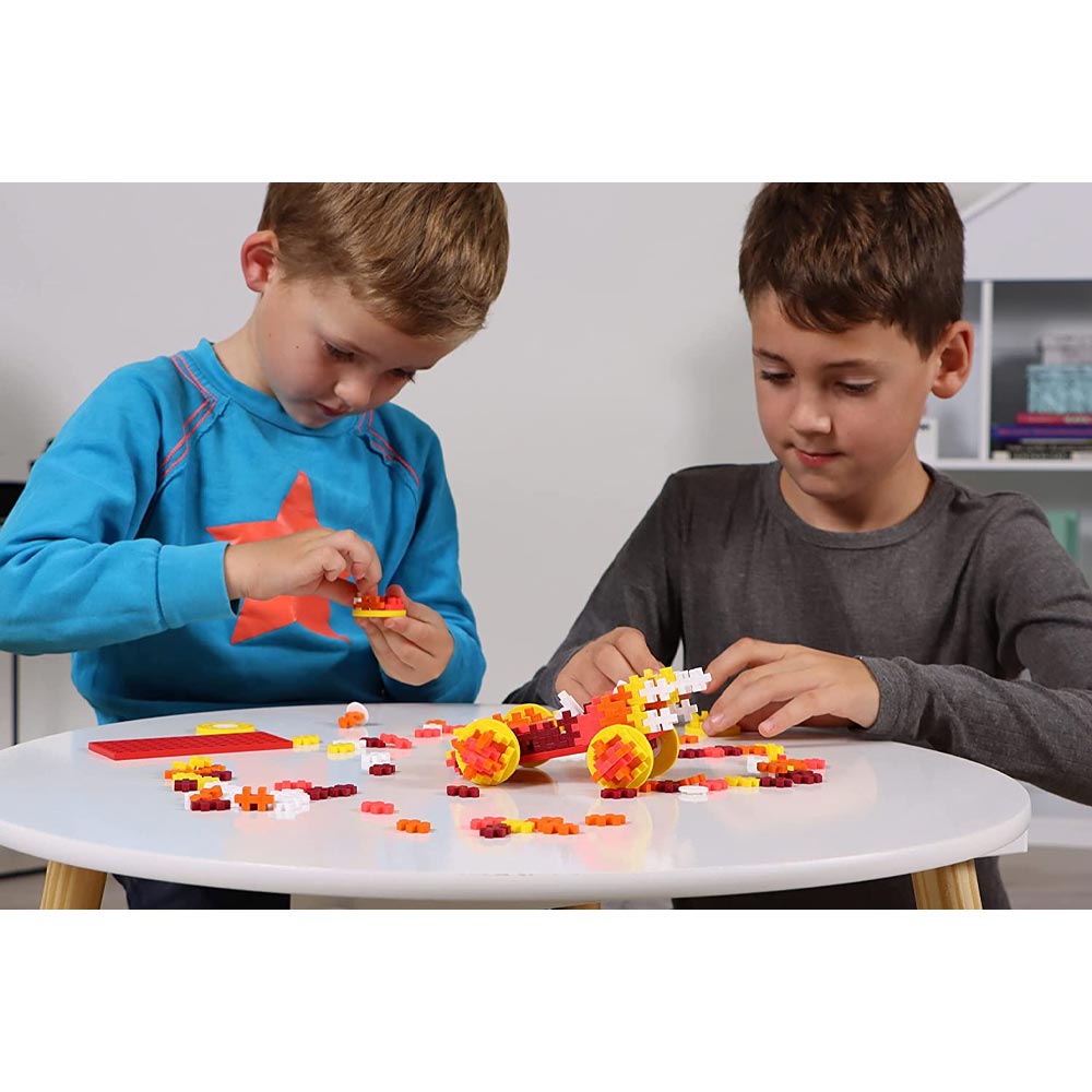 Plus-Plus Color Cars - Fire 200pcs Age 5+ Building Block Puzzle Toy 4257