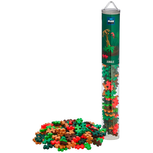 Plus-Plus Tube - Jungle Mix 240pcs Age 5+ Building Block Puzzle Toy 4263