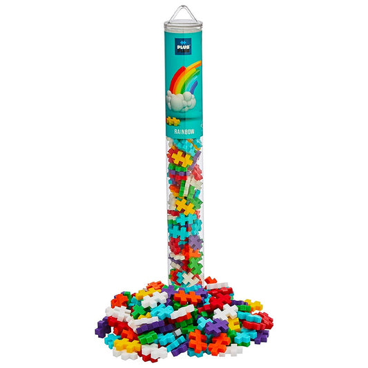 Plus-Plus Tube - Rainbow Colour Mix 100pcs Age 5+ Building Block Puzzle Toy 4265