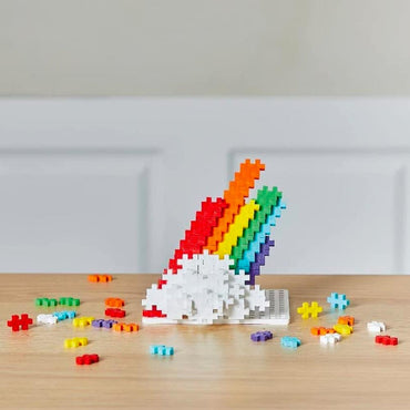 Plus-Plus Tube - Rainbow Colour Mix 100pcs Age 5+ Building Block Puzzle Toy 4265
