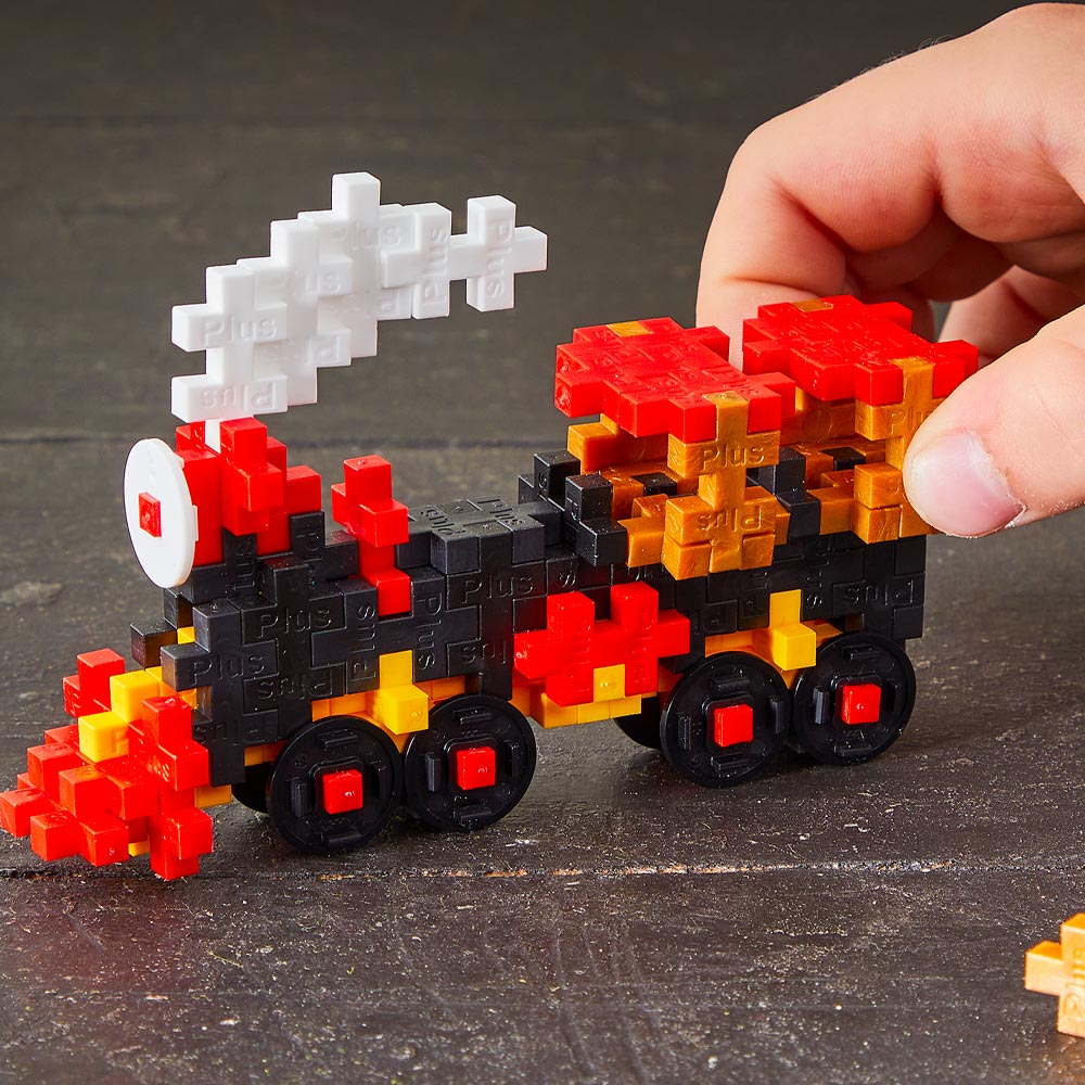 Plus-Plus Tube - Train 100pcs Age 5+ Building Block Puzzle Toy 4285