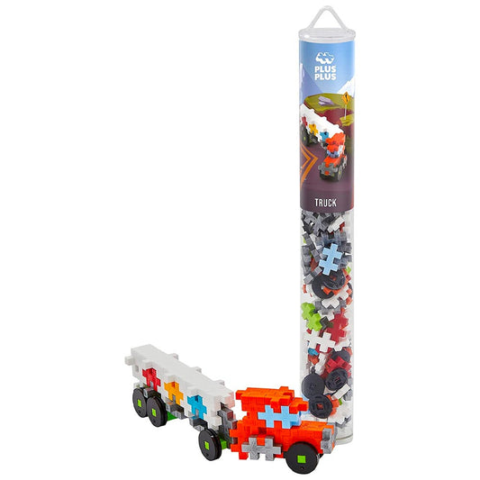 Plus-Plus Tube - Semi Truck 100pcs Age 5+ Building Block Puzzle Toy 4287