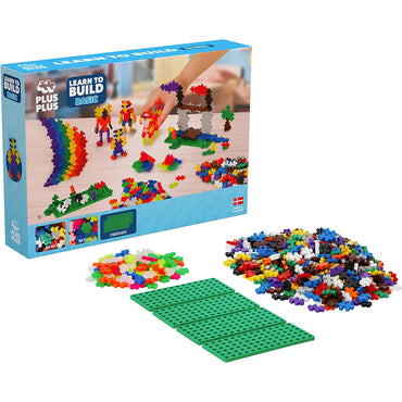 Plus-Plus Learn To Build - Basic - 600pcs Building Block Toy 5008