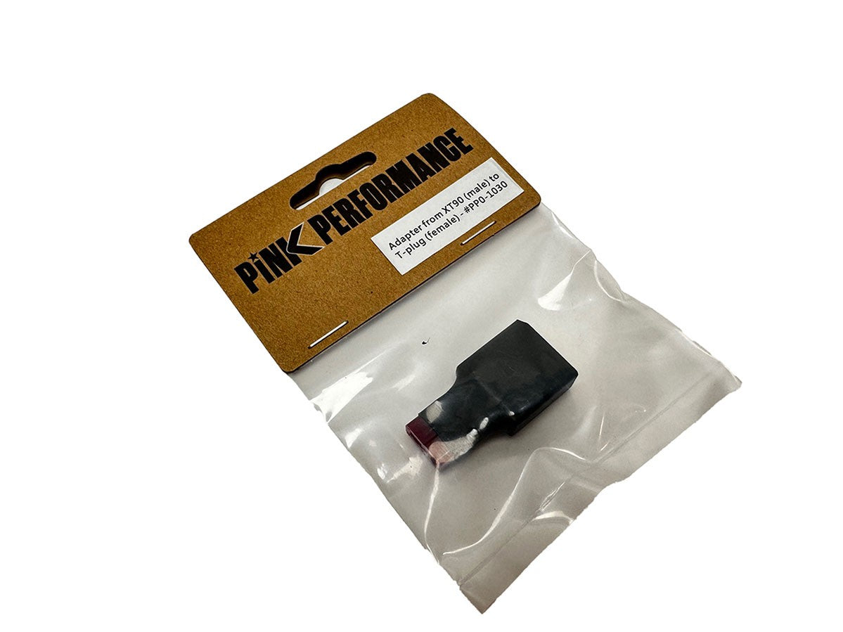 Pink Performance Adapter from XT90 (male) to T-plug (female) PP0-1030
