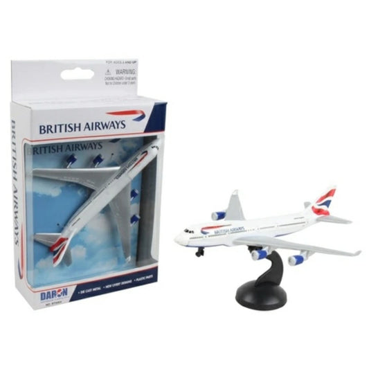 Daron British Airways 747-400 Toy Plane Model