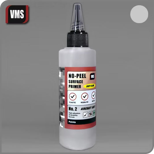 VMS No-Peel Surface Primer No.2 Aircraft (Light) - Grey 100ml PR02