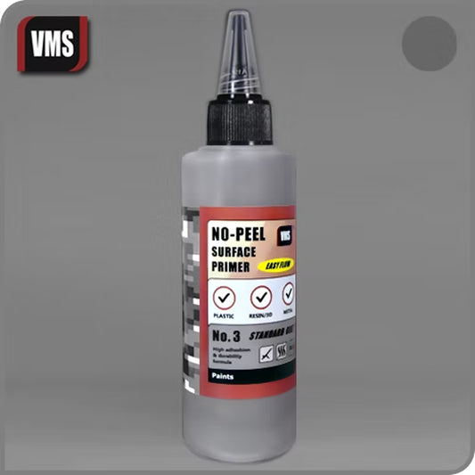VMS No-Peel Surface Primer No.3 - Standard Grey 100ml PR03