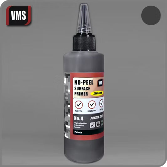 VMS No-Peel Surface Primer No.4 - Panzer Grey 100ml PR04