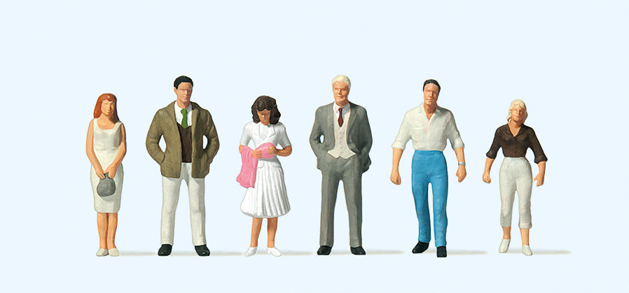 Preiser 10022 Passers By (6) Exclusive Figure Set HO