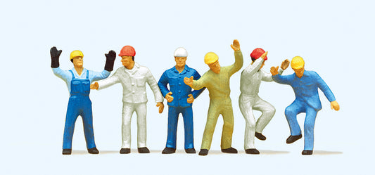 Preiser 10105 Steeplejacks (6) Exclusive Figure Set HO